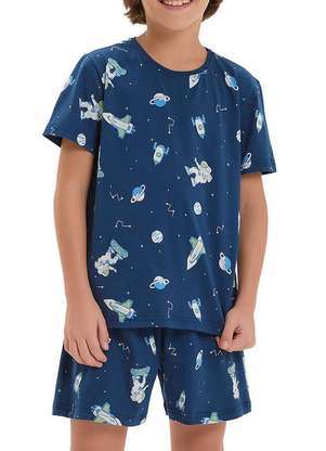 Pijama Infantil Menino Curto Cor com Amor 2060067 - COR COM AMOR