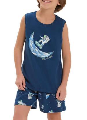Pijama Infantil Menino Curto Cor com Amor 2060068 - COR COM AMOR