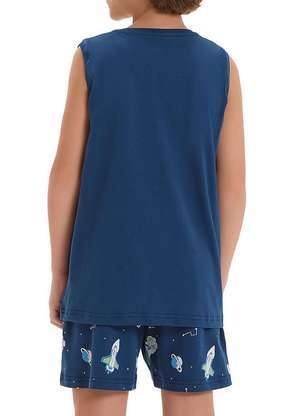Pijama Infantil Menino Curto Cor com Amor 2060068 - COR COM AMOR