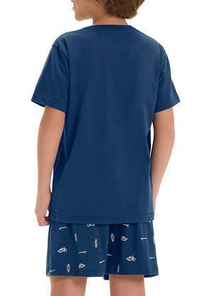 Pijama Infantil Menino Curto Cor com Amor 2060071 - COR COM AMOR