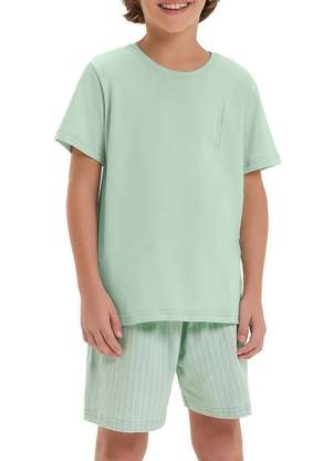 Pijama Infantil Menino Curto Cor com Amor 2060072 - COR COM AMOR