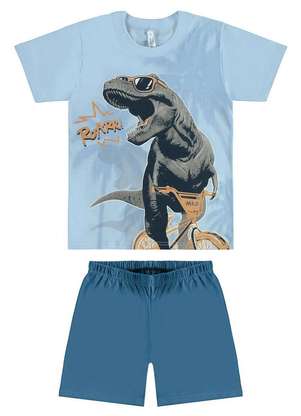 Pijama Infantil Menino Curto Malwee 1000130591 - MALWEE