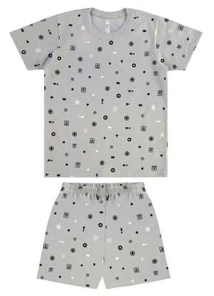 Pijama Infantil Menino Curto Malwee 1000130594 - MALWEE