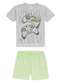 Malwee - Pijama Infantil Menino Curto Malwee 1000131916 00845-Azul - variação: 40000-Cinza-Verde