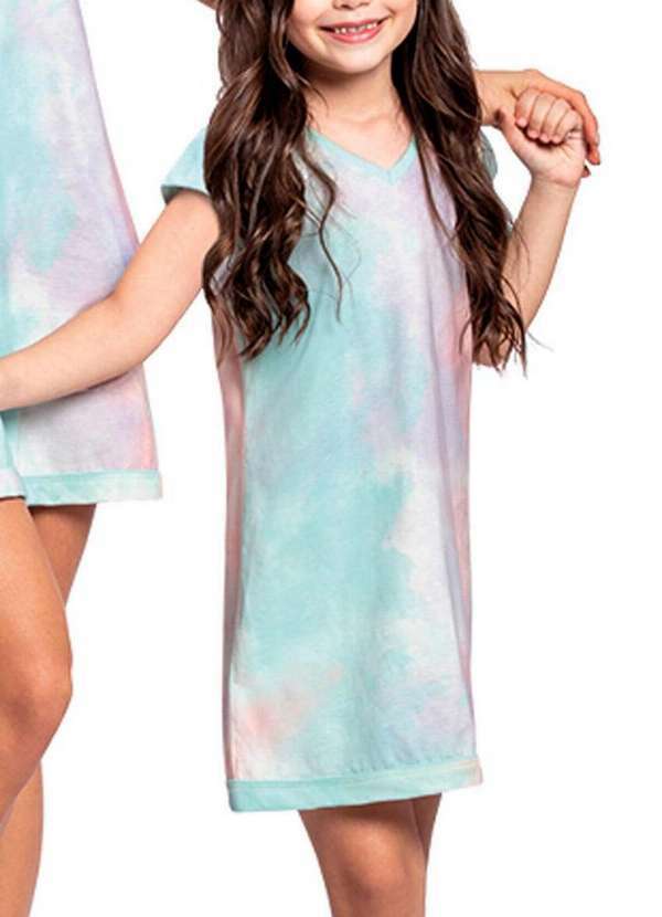Lupo - Camisola Infantil Menina Curta Lupo 22333-001 4060-Verde-Água