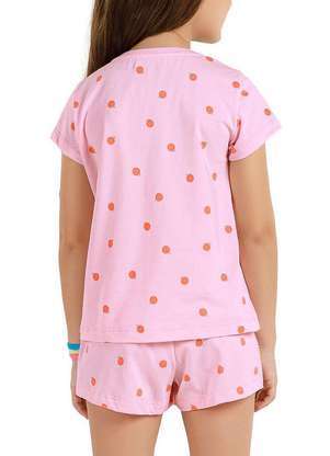 Pijama Infantil Menina Curto Cor com Amor 2050041 - COR COM AMOR