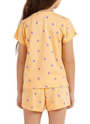 Pijama Infantil Menina Curto Cor com Amor 2050043 - COR COM AMOR