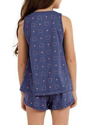 Pijama Infantil Menina Curto Cor com Amor 2050050 - COR COM AMOR
