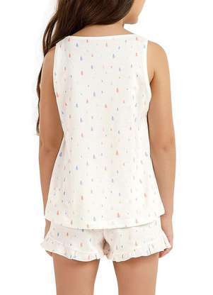 Pijama Infantil Menina Curto Cor com Amor 2050062 - COR COM AMOR