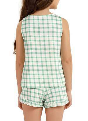 Pijama Infantil Menina Curto Cor com Amor 2050068 - COR COM AMOR