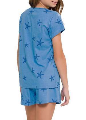 Pijama Infantil Menina Curto Espaço Pijama 4050022 - ESPAÇO PIJAMA