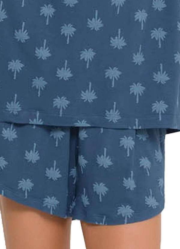 Espaço Pijama - Pijama Infantil Menina Curto Espaço Pijama 4050026 Azul 4