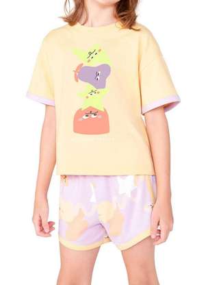 Pijama Infantil Menina Curto Hering 56l4 - HERING
