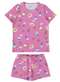 Malwee - Pijama Infantil Menina Curto Malwee 1000120226 Dj70a-Rosa - variação: Dj70a-Rosa