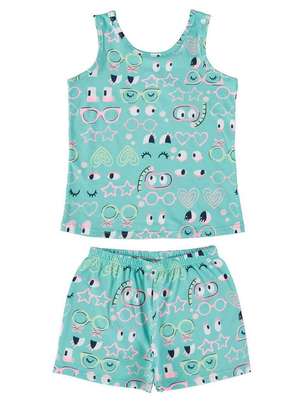 Pijama Infantil Menina Curto Malwee 1000125124 - MALWEE