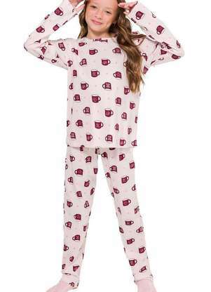 Pijama Infantil Menina Longo Espaço Pijama 4050020 - ESPAÇO PIJAMA