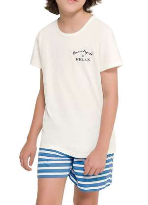 Pijama Infantil Menino Curto Espaço Pijama 4060008 - ESPAÇO PIJAMA