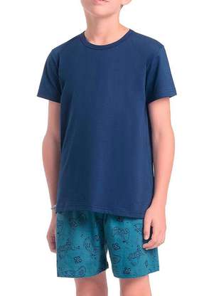 Pijama Infantil Menino Curto Espaço Pijama 4060014 - ESPAÇO PIJAMA