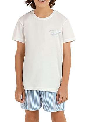 Cor com Amor - Pijama Infantil Menino Curto Kputz 2060019 - COR COM AMOR