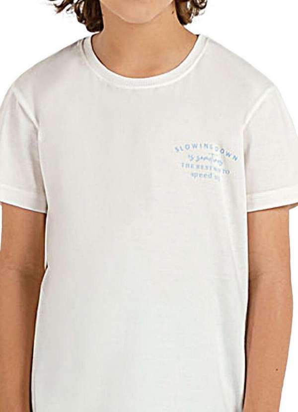 Cor com Amor - Pijama Infantil Menino Curto Kputz 2060019 Off-White-Azul 5