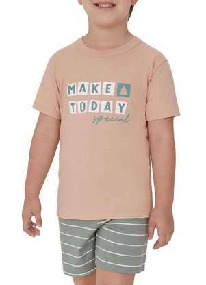 Pijama Infantil Menino Curto Malwee 1000122460 - MALWEE
