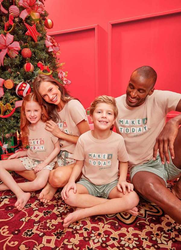 Malwee - Pijama Infantil Menino Curto Malwee 1000122460 00117-Marrom-Azul 5