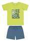 Malwee - Pijama Infantil Menino Curto Malwee 1000122845 02143-Off-White-Verde - variação: 02158-Verde-Azul