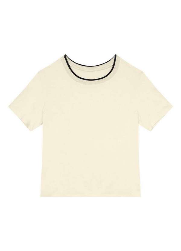 Malwee - Blusa Feminina Box Malwee 1000114189 00383-Off-White