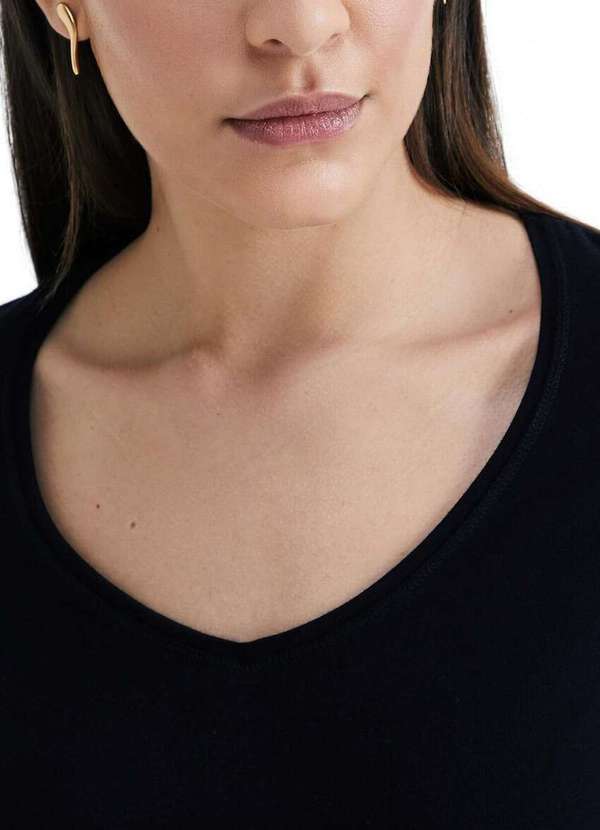 Hering - Blusa Feminina Hering 4d8a N10-Preto