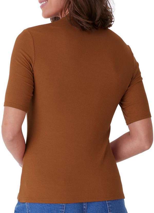 Malwee - Blusa Feminina Malwee 1000085001 00446-Camurça 2