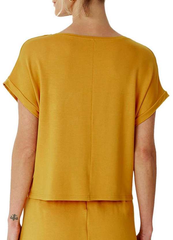 Malwee - Blusa Feminina Malwee 1000132926 00397-Mostarda 2