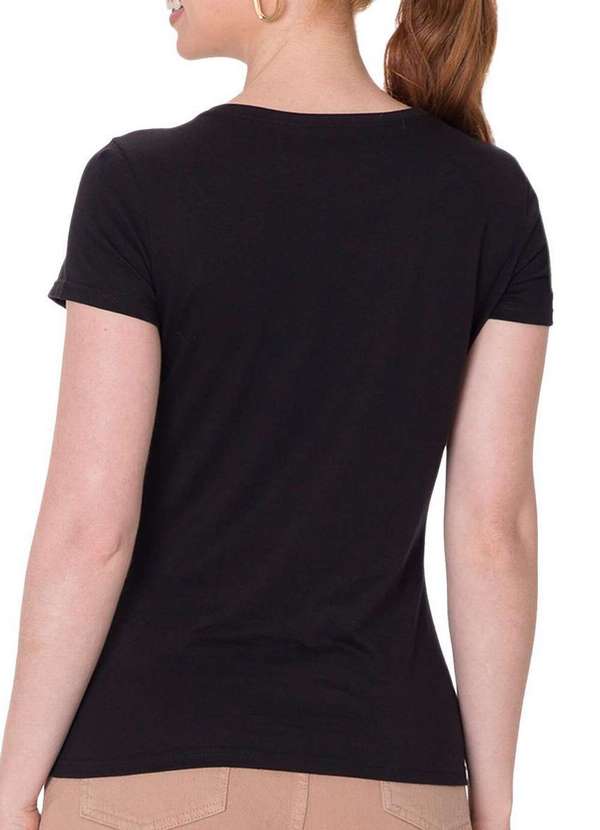 Malwee - Blusa Feminina Malwee 1000137046 Pima 00004-Preta 2