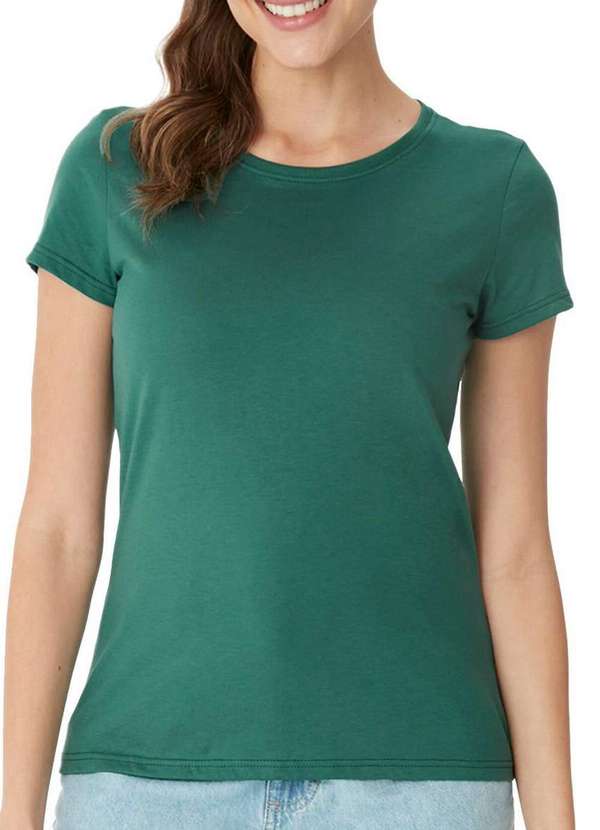 Malwee - Blusa Feminina Malwee 1000137046 Pima 70422-Verde