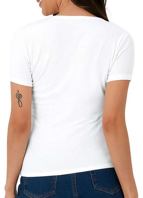 Malwee - Blusa Feminina Justa Malwee 1000127045 00001-Branco