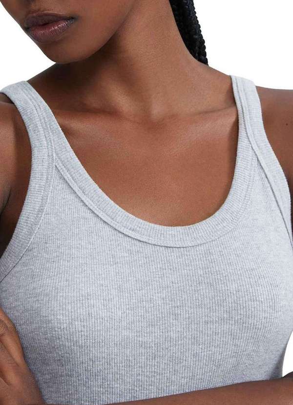 Hering - Blusa Feminina Regata Hering N1te M2h-Mescla- 3