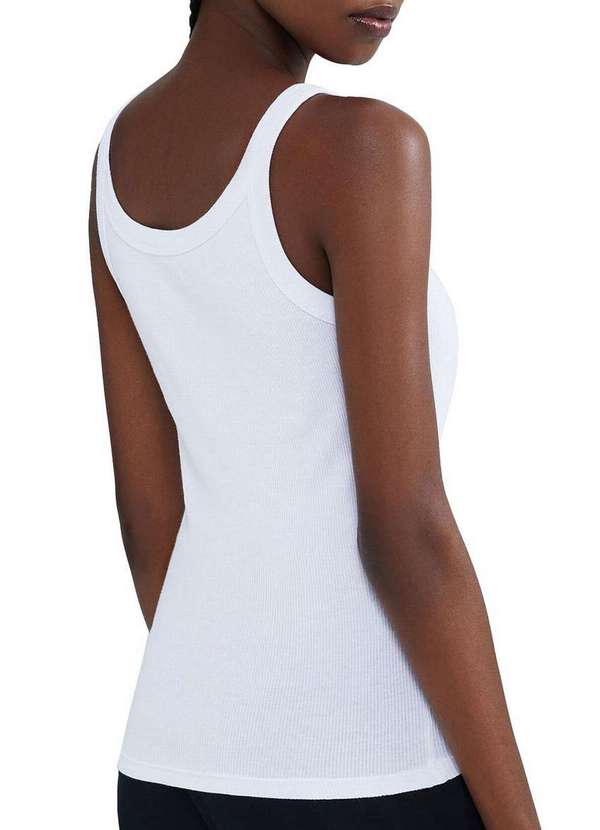 Hering - Blusa Feminina Regata Hering N1te Noa-Branco