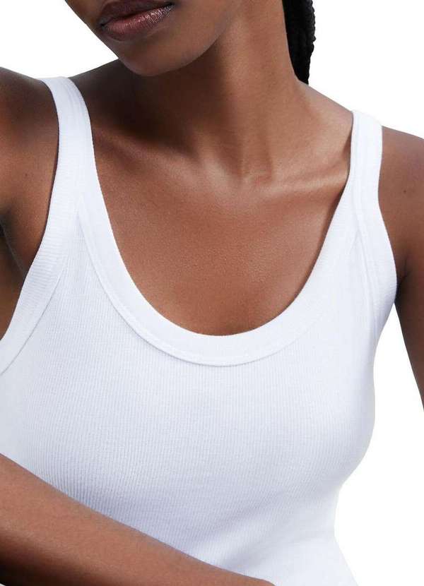 Hering - Blusa Feminina Regata Hering N1te Noa-Branco 3