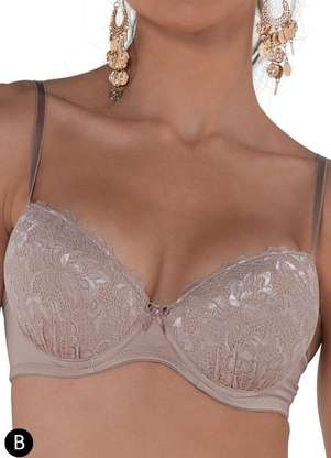 Sutiã com Aro e Bojo Desejo Demillus 67854 - DEMILLUS