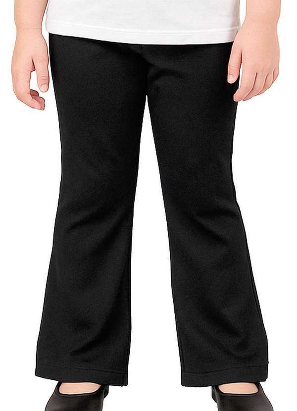 Malwee - Calça Infantil Menina Boot Cut Malwee 1000120653 00004-Preto