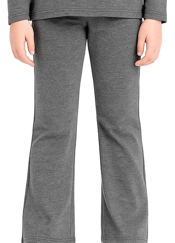 Malwee - Calça Infantil Menina Boot Cut Malwee 1000120653 60000-Grafite