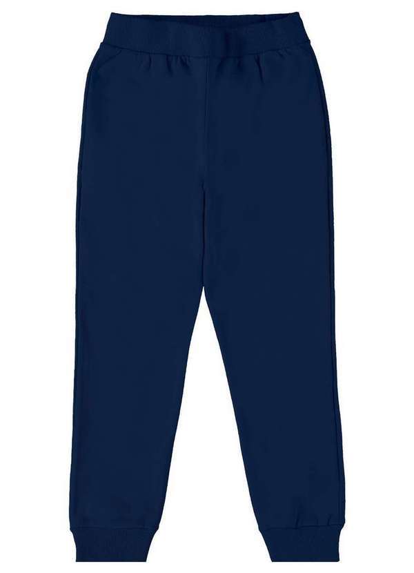 Malwee - Calça Infantil Menina Moletom Malwee 1000085541 02023-Azul-Marinho 2