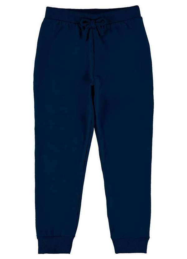 Malwee - Calça Infantil Menina Moletom Malwee 1000085541 02023-Azul-Marinho 3