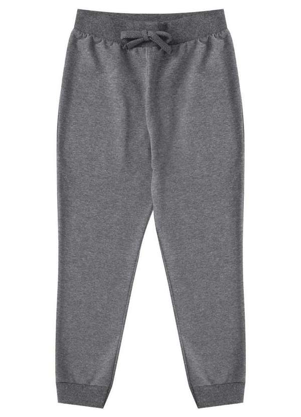 Malwee - Calça Infantil Menina Moletom Malwee 1000085541 60000-Grafite
