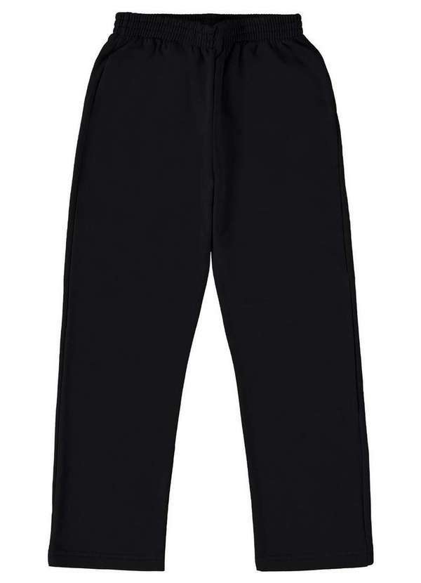 Malwee - Calça Infantil Menino Moletom Malwee 1000054202 00004-Preto