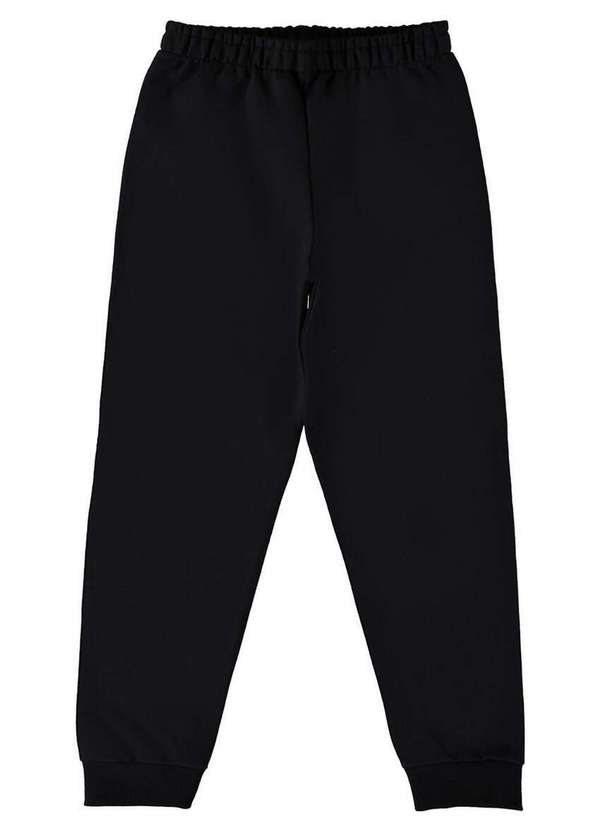 Malwee - Calça Infantil Menino Moletom Malwee 1000110963 00004-Preto 2