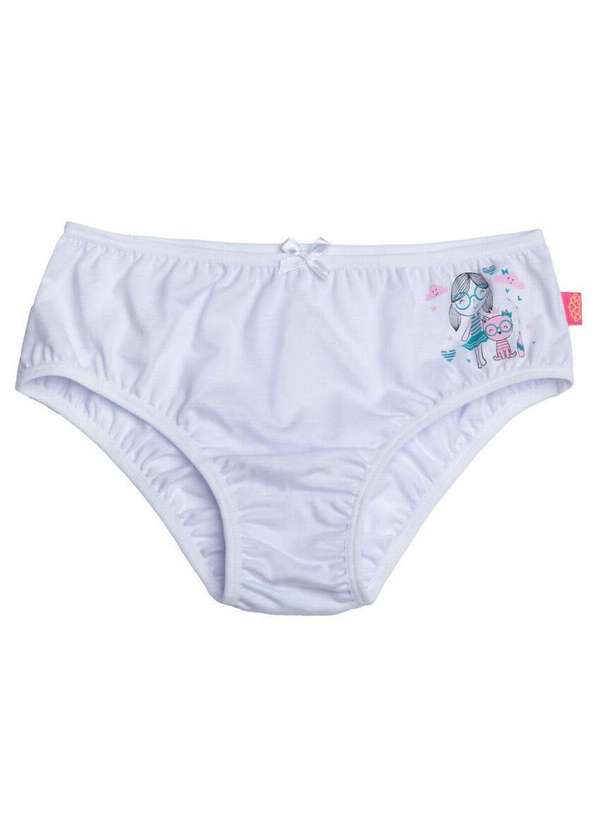 Sanny - Calcinha Infantil Sanny 213128 1a-Branco