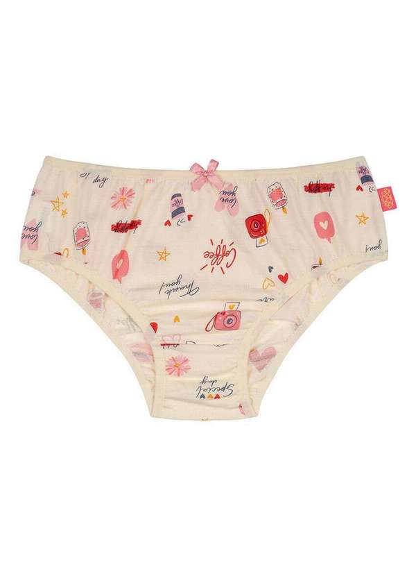 Sanny - Calcinha Infantil Sanny 222569 4p-Marfim