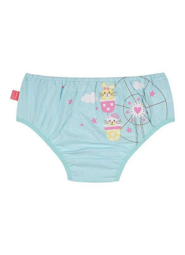 Sanny - Calcinha Infantil Sanny 222640 8a-Verde-Acqua