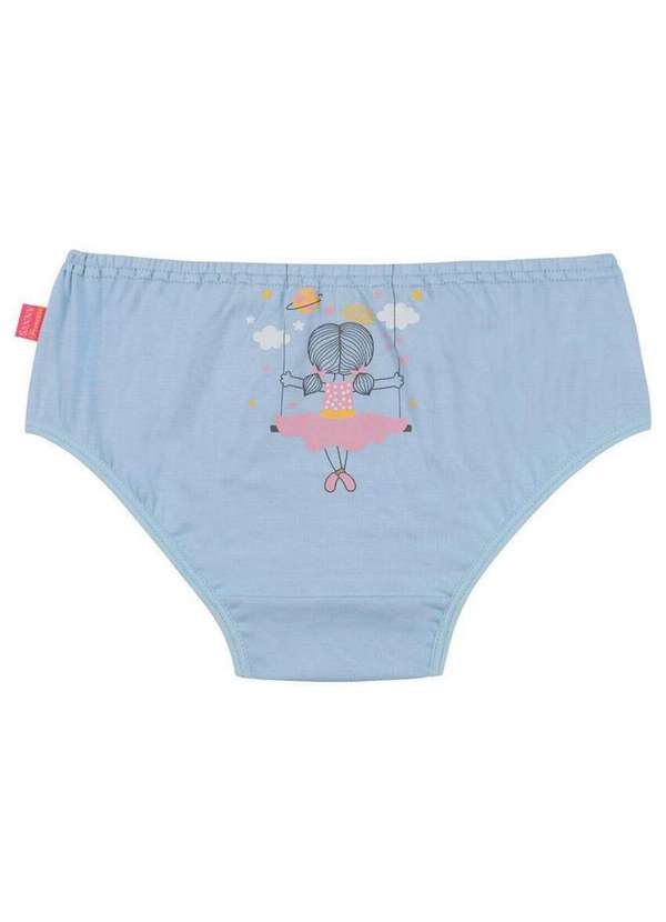 Sanny - Calcinha Infantil Sanny 223077 3j-Azul-Glacê