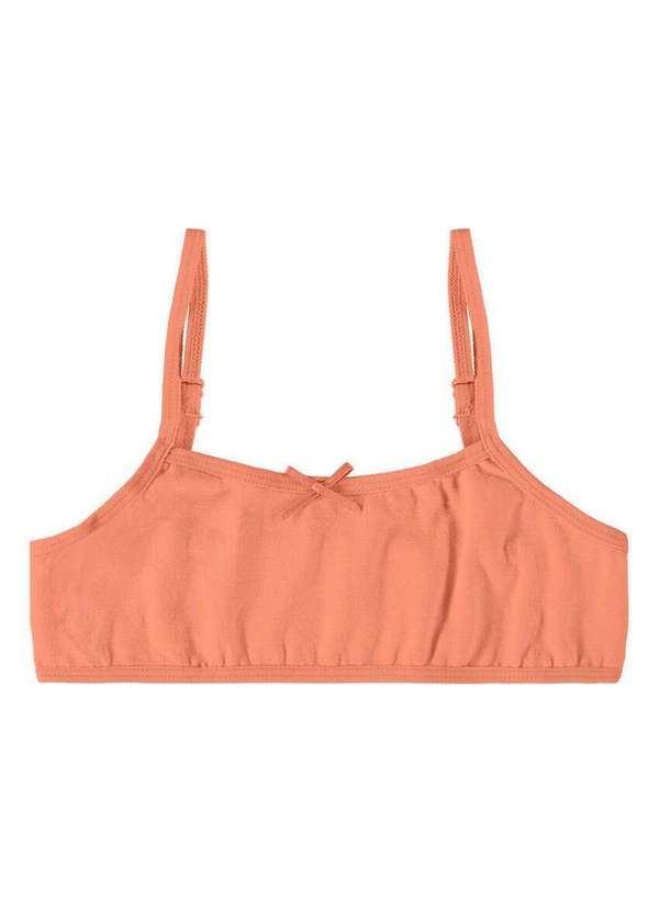 Malwee - Kit com 2 Tops sem Aro e sem Bojo Infantil Malwee 1000090619 C174a-Salmão 2
